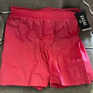 Rhone 6” swift knit short lined Racocco Red